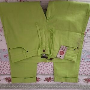 XCVI Lime Green Casual Pants